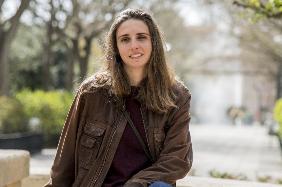 La regidora de Unidas Podemos en el Ayuntamiento de Palma, Luc&iacute;a Mu&ntilde;oz.