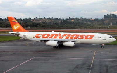 Conviasa suspendi&oacute; los vuelos nacionales e internacionales