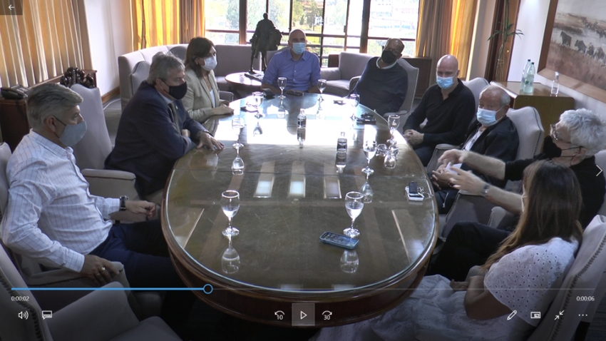 Intendente Ant&iacute;a recibi&oacute; a Cipriani acompa&ntilde;ado de un inversor egipcio