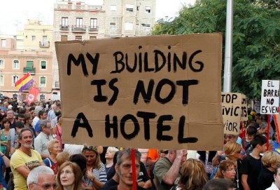 Turismofobia: "Unos muchos y otros nada y eso no es casualid&aacute;..."