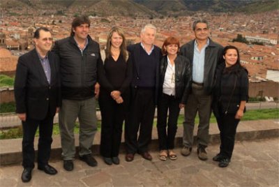 Los asistentes a la reuni&oacute;n en Cuzco.