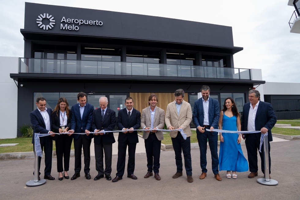 Aeropuertos Uruguay inauguró el nuevo Aeropuerto Internacional de Melo