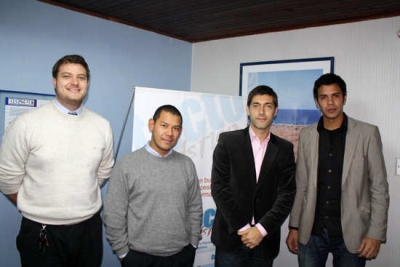 Jos&eacute; Carlos Brunetti, Carlos Olmedo, Jos&eacute; Contrera y Diego Galarza