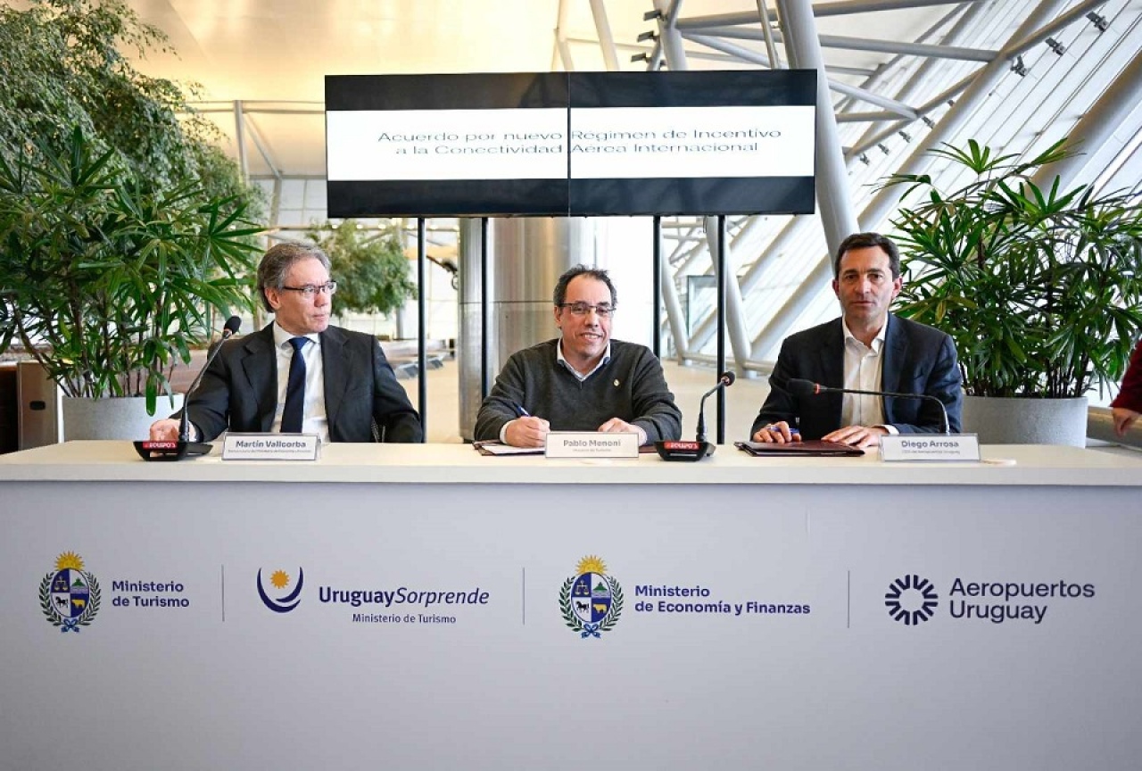 Uruguay otorgar&aacute; incentivos a aerol&iacute;neas para fortalecer la conectividad e impulsar el turismo