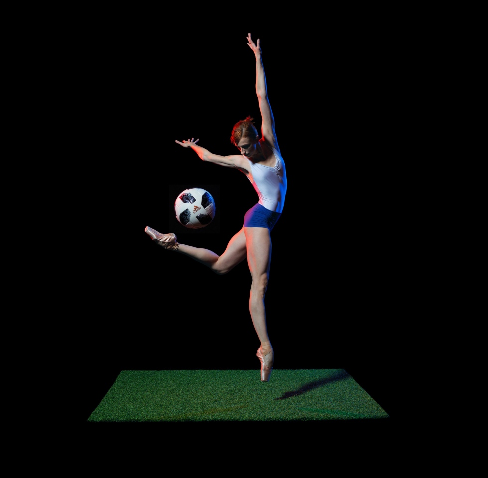 Vimos dos magníficos espectáculos de ballet; uno asociado con el fútbol y el otro, con el tango