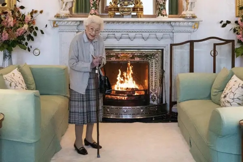 La reina Isabel II, el pasado martes en Balmoral.