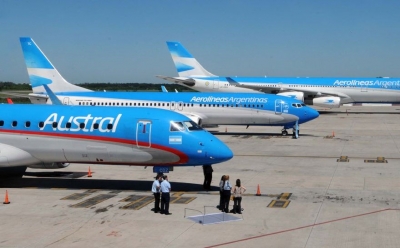 Un lunes 26 de noviembre sin Aerol&iacute;neas Argentinas