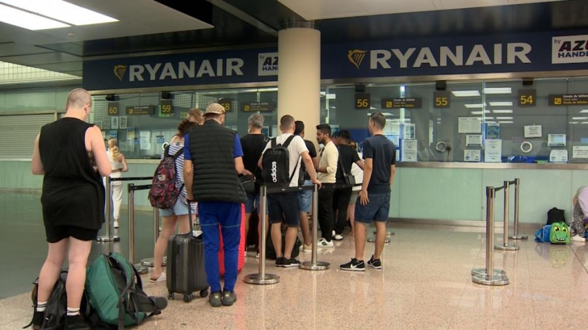 Huelga de Ryanair en el Aeropuerto de El Prat