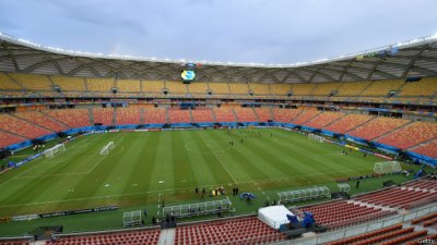 El estadio Arena da Amazônia, en Manaos, fue uno de los que Brasil construyó para el Mundial.