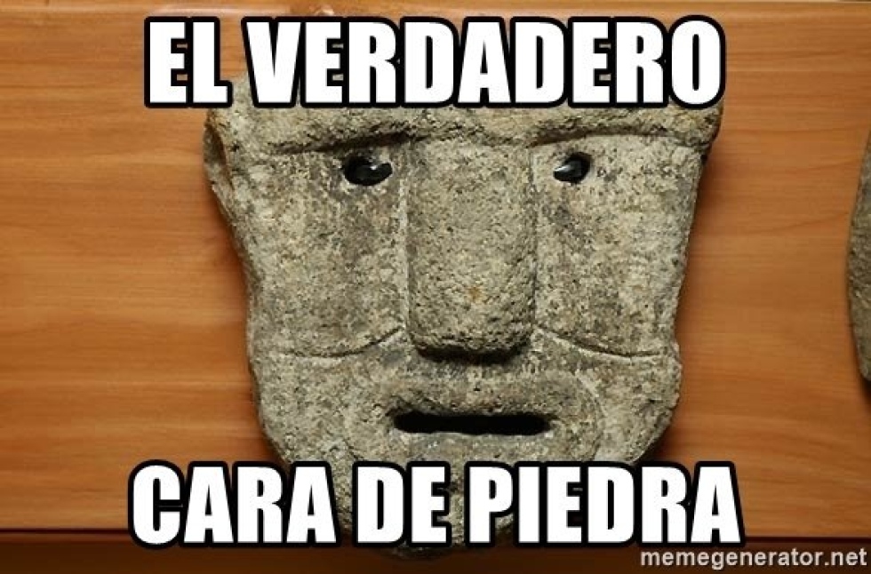 Caras de piedra en política