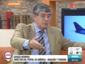Herrera en TV: "gobierno precisa asesorarse en aviaci&oacute;n comercial"