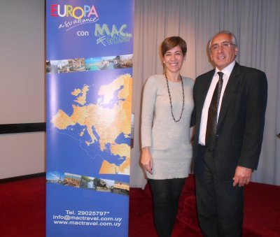 Laura Andres (Abreu) y Sergio Bañales (Mac Travel)