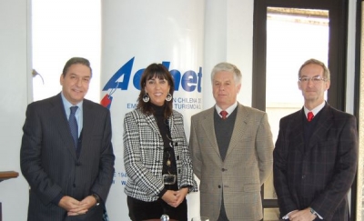 Roberto Kremer, M&oacute;nica Zalaquett, Guillermo Correa y Jos&eacute; Pablo Saavedra