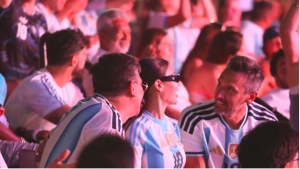 "Uruguay nom&aacute;" en la previa y en el partido entre Argentina y Argelia