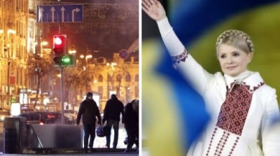 Izq.: Kiev, una de las ciudades donde se jugar&aacute; la Eurocopa 2012. Der.: Julia Timoshenko 