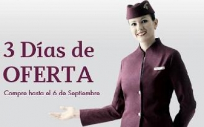 Qatar Airways lanza su oferta global por tres d&iacute;as