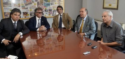 Jorge Castro, Juan Diaz, Martin Laventure, Derlis Esteche y Hugo Talavera.