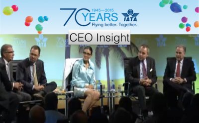 Debate abierto de CEOs en Reuni&oacute;n General Anual de IATA 2015