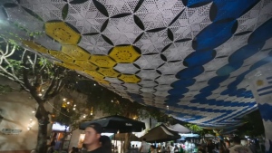 "Uruguay nom&aacute;"  en Guadalajara, con el "cielo tejido"