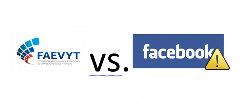 Faevyt contra Facebook por la venta ilegal de servicios tur&iacute;sticos