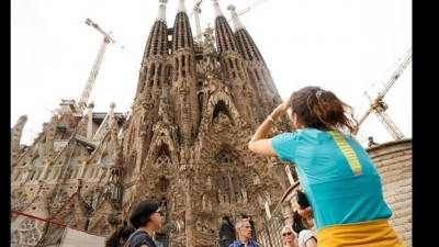 La Sagrada Familia est&aacute; cerrada por la huelga general. 