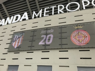 Gracias a Christian Stuani vi un partido de "LaLiga" en el Wanda Metropolitano de Madrid