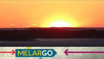 El Sol de medianoche en la Laponia sueca