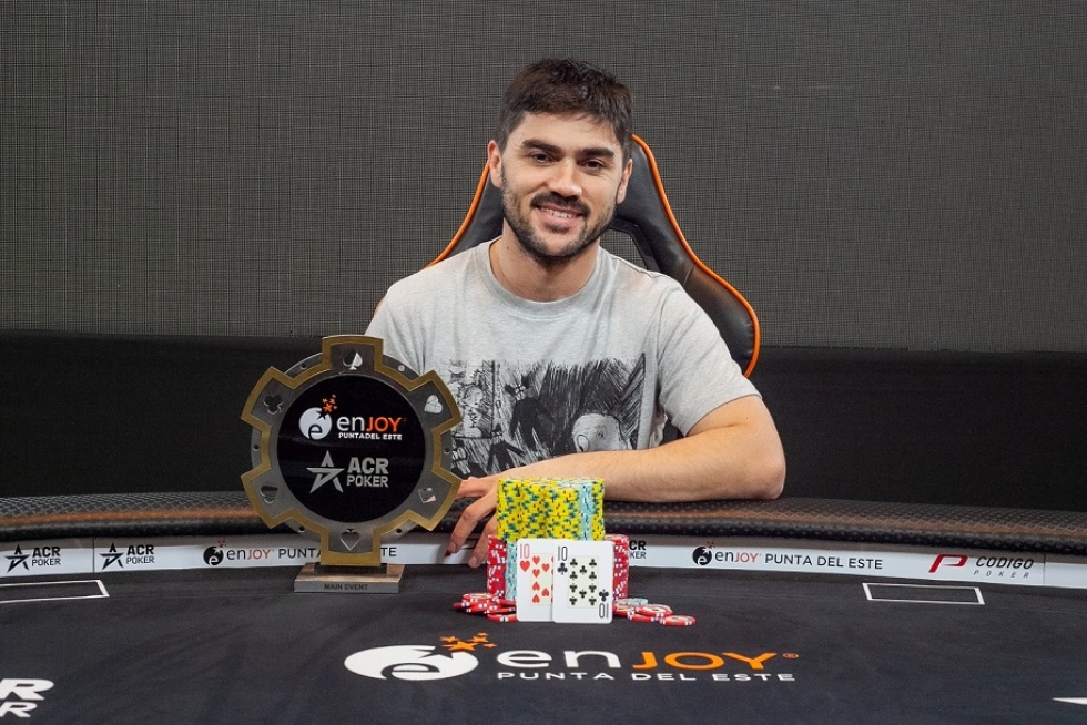 El uruguayo Fabrizio Gonz&aacute;lez se consagr&oacute; campe&oacute;n del Enjoy Poker Tour